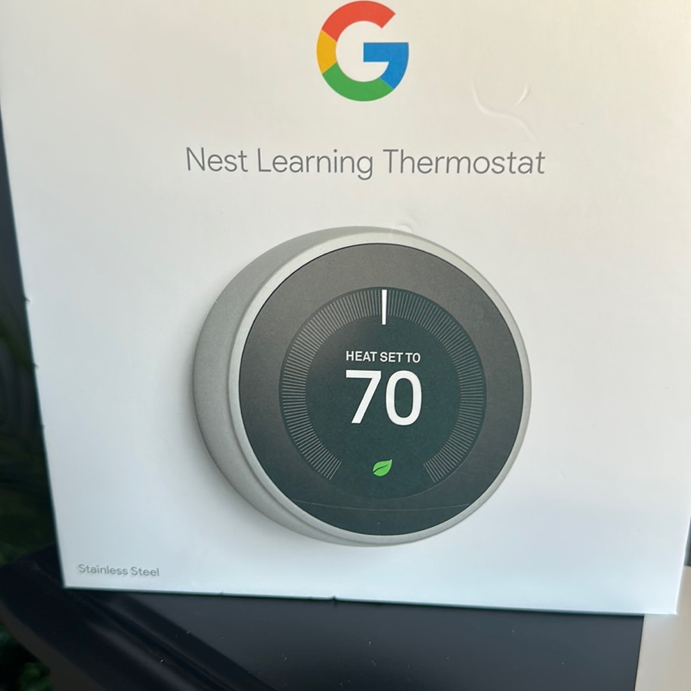 Google Nest Learning Thermostat, Brand New still in the box.